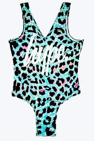 Hype Girls Ice Leopard Swimsuit