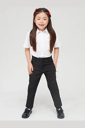 Very Girls 2 Pack Skinny Fit School Trousers