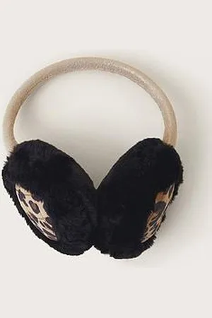 Monsoon Girls Leopard Earmuffs