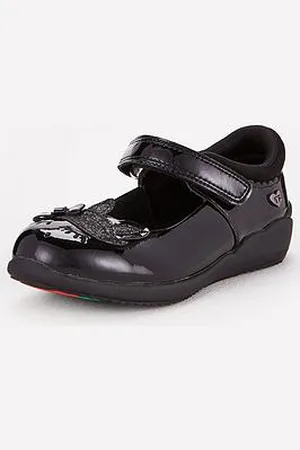 Very Toezone Girls Unicorn Leather School Shoe