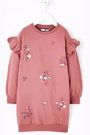 Very Girls Embroidery Sweat Dress