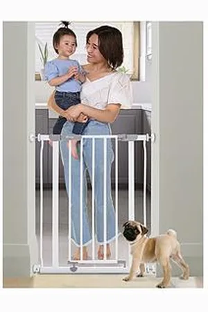 Dream Baby Ava Slimline Safety Gate With Stay-Open Feature (61-68Cm) - White