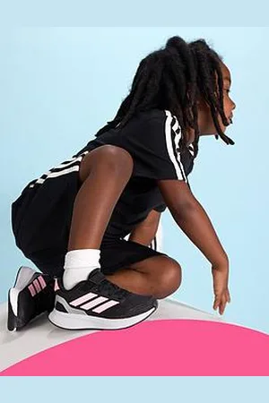adidas Girls Kids Running Runfalcon 5 Trainers - Black