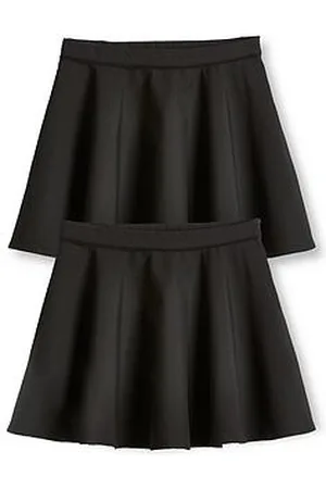 Everyday Basic Girls 2 Pack Woven Skater School Skirts