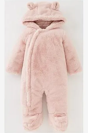 Very Baby Girls Faux Fur Cuddle Suit