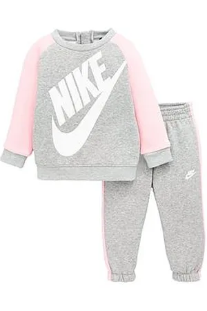 Nike Infant Girls Futura Crew And Jogger Set - Dark