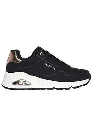 Skechers Girls Uno Gen1 Shimmer Away Memory Foam Trainer