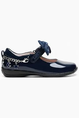 Lelli Kelly Alexandra Bracelet Removeable Bow Patent Shoe