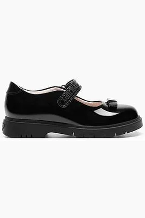 Lelli Kelly Jolie Bow Chunky Sole Mary Jane School Shoe