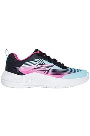 Skechers Girls Microspec Advance Ombre 3D Print Trainer