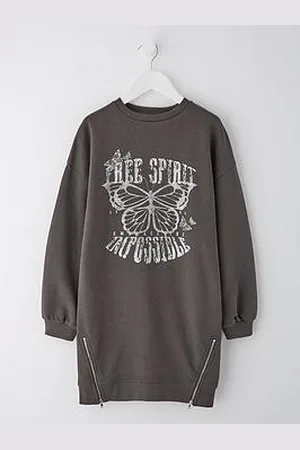Very Girls Butterfly Sweat Dress