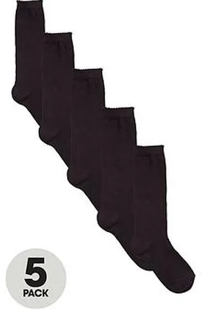 Everyday Basic Girls Knee High Socks 5 Pack
