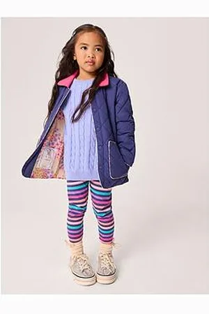 J.Crew Girls Contrast Cord Collar Quilted Jacket