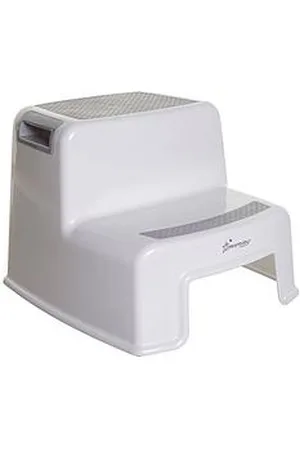 Dream Baby 2 Height 2-Up Step Stool - Grey/White
