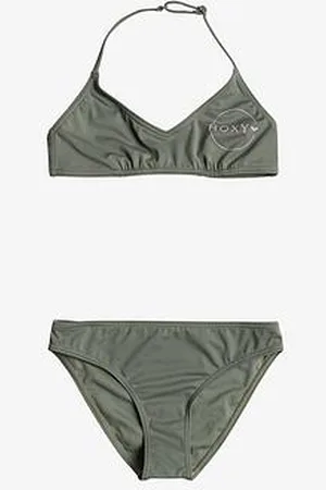 Roxy Girls Chlorine Resistant Two Piece Swimsuit