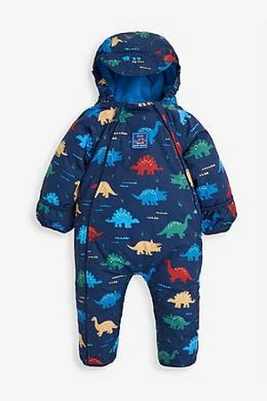 JoJo Maman Bébé Boys Waterproof Fleece Lined All-In-One