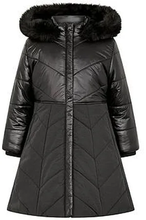Monsoon Girls Matte Shine Skirt Coat