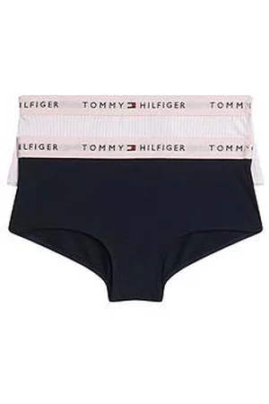 Tommy Hilfiger Girls 2 Pack Print Hipster Briefs