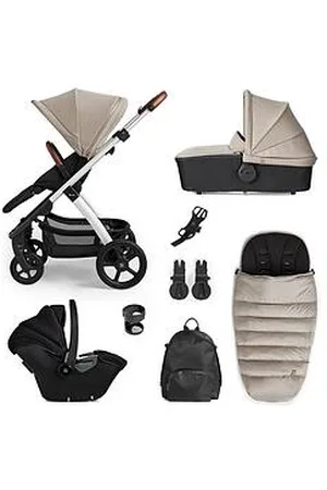 Silver Cross Tide Pram And Pushchair With Accessory Pack And Dream Car Seat