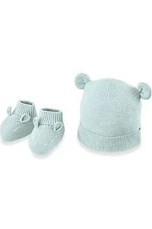 Mamas & Papas Baby Boys Knit Hat & Bootie Set