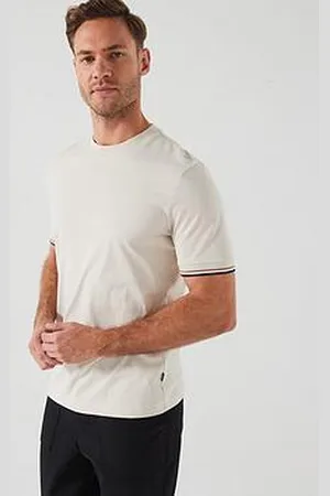 HUGO BOSS Thompson 04 Regular Fit Corporate Sleeve Trim T-Shirt