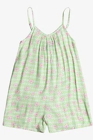 Roxy Young Girls Short Romper Dress With Adjustable Straps