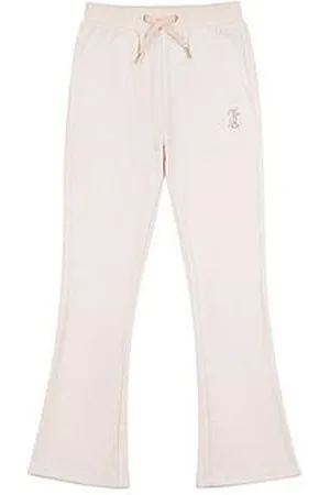 Juicy Couture Girls Diamante Velour Bootcut Jogger - Shell