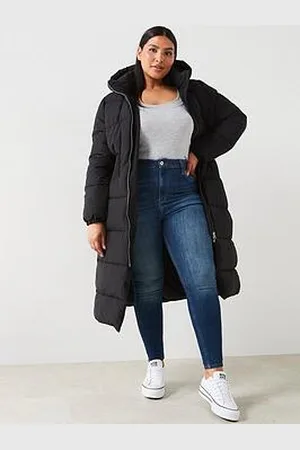 Very Hooded Cinched Waist Puffer Coat