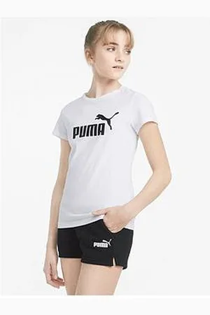 PUMA Girls Logo T-Shirt And Shorts Set