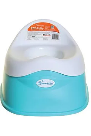 Dream Baby Sturdy Ezy-Potty (Floor Sit-On) - Aqua/White
