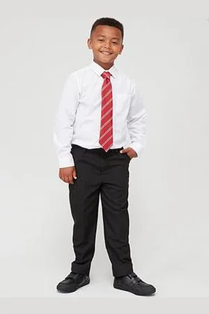 Very Boys Two Pack Regular Leg School Trousers Plus Size