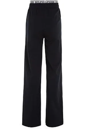 Tommy Hilfiger Girls Monotype Tape Wide Leg Sweatpant