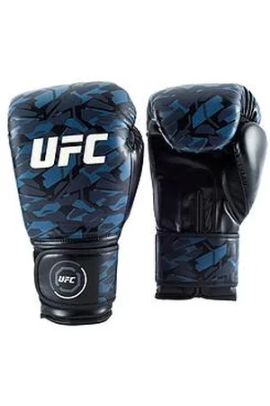 UFC Octagon Camo Boxing Gloves Black (8/10/12/14/16Oz)