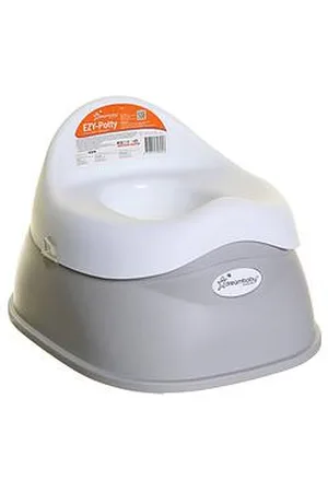 Dream Baby Sturdy Ezy- Potty (Floor Sit-On) - Grey/White