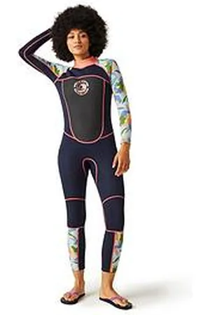 Regatta Womens Full Length, Uv Protected Wetsuit - 3Mm - /Abstract Floral Print