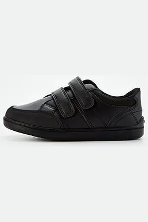 Very New Younger Boys Leather Twin Strap Wide Fit School Shoe