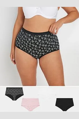 Yours Curve 5 Pack Full Briefs With Stretch