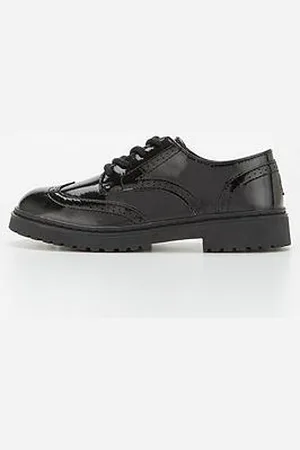 Very Girls Lace Up Patent Leather School Shoe