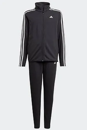 adidas Junior Boys Essentials Zip Through Top - Black