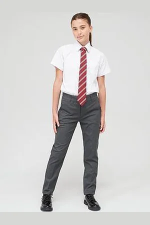 Very Girls 2 Pack Skinny Fit School Trousers