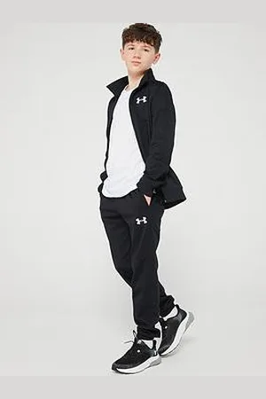 Under Armour Boys Knit Track Suit - Black