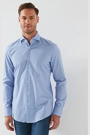 HUGO BOSS H-Hank-Slim Fit Mico Pattern Shirt