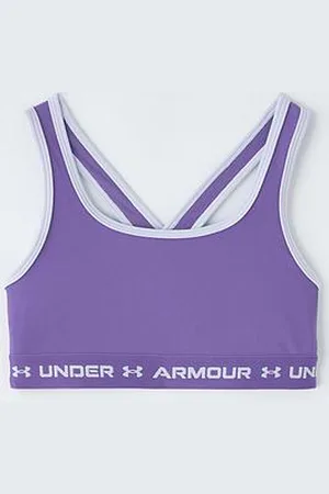 Under Armour Girls Training Crossback Mid Solid Bra