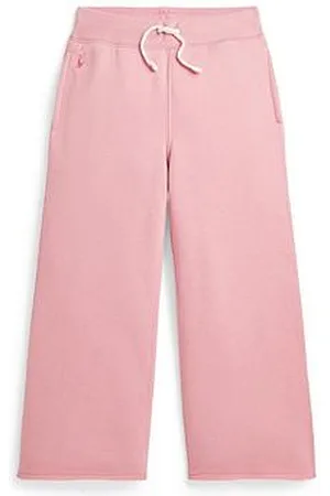 Ralph Lauren Girls Wide Leg Sweat Pants - Tickled