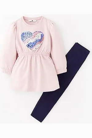 Very Girls Heart Waisted Sweat And Legging