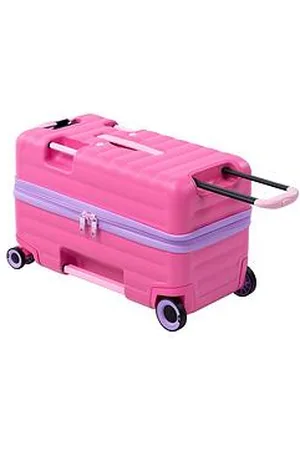 IT Luggage Trunkryder Azalea Pink Kiddies Ride-On Suitcase