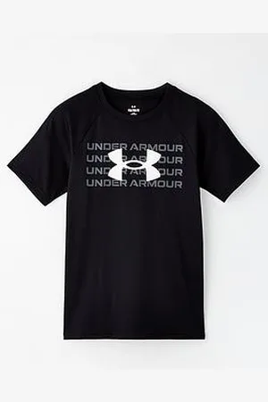 Under Armour Boys Training Tech Wordmark Logo T-Shirt