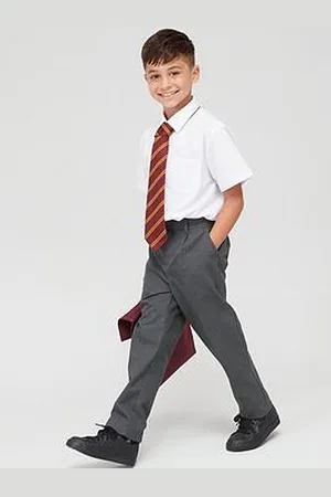 Very Boys 2 Pack Regular Leg School Trousers