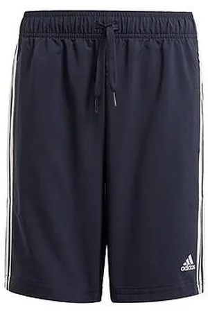 adidas Boys Junior 3-Stripes Woven Shorts
