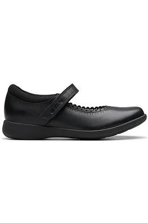 Clarks Kids Etch Pure Mary Jane Leather School Shoe